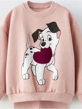 Zara Kids 101 Dalmatians Crew Neck 5-6yr